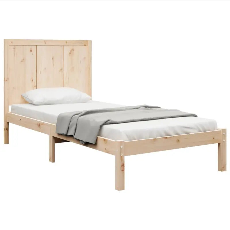 Moderne houten bedframe van massief grenenhout inclusief levering bevat - Bedden & bedframes