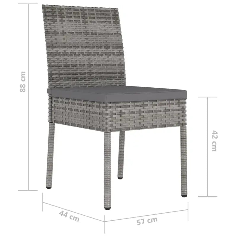 Moderne poly rattan tuinstoelen voor buitenruimte - Tuinstoelen