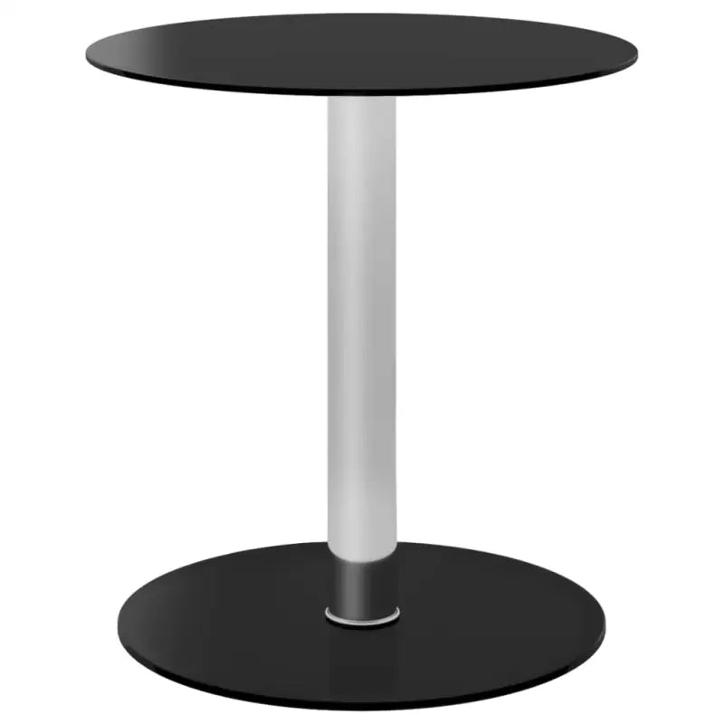 Moderne salontafel met gehard glas en ruwe slijpafwerking - Zwart / 1 - Salontafels