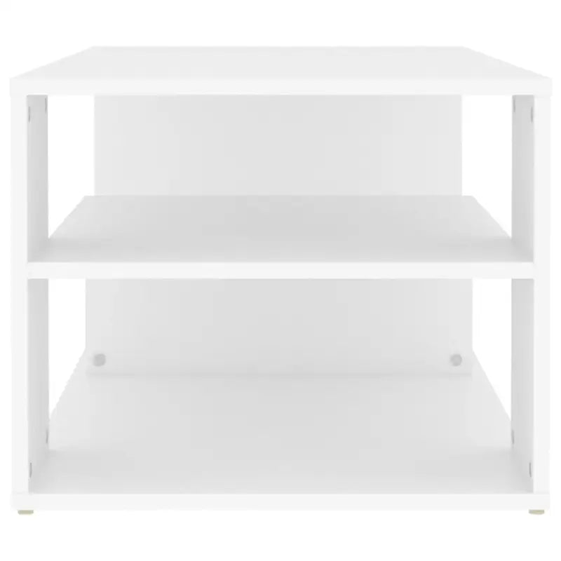 Moderne salontafel van bewerkt hout met opbergruimte - Salontafels