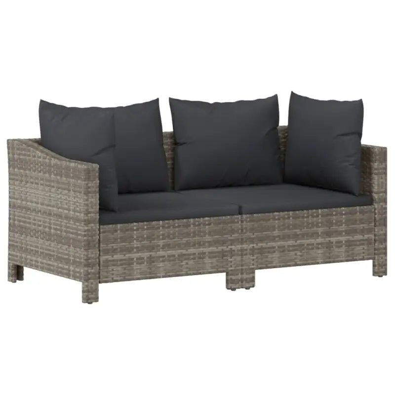 Moderne tuinset met poly rattan en comfortabele armleuning links - Tuinsets