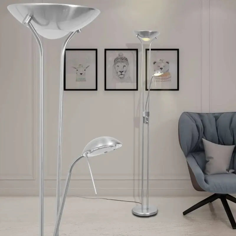 Moderne vloerlamp met dimbare LED-verlichting en elegant design - Lampen