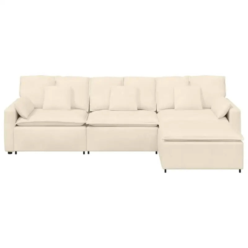 Modulaire bank met elegante design en totale afmetingen voor elke leefruimte - Bankelementen