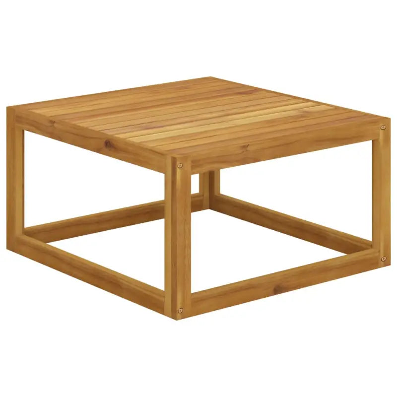 Modulaire houten tuinbank set voor buitengebruik - Crème / 1 / Tafel - Modulaire tuinbanken