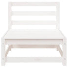 Modulaire houten tuinbank van massief grenenhout voor gezellige tuinen - Modulaire tuinbanken