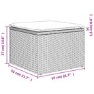 Modulaire tuinbank in grijs materiaal met gepoedercoat staal afmetingen - Modulaire tuinbanken