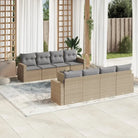 Modulaire tuinbank met waterdichte tas en zwart gepoedercoat staal - Beige en grijs / 9 - Modulaire tuinbanken