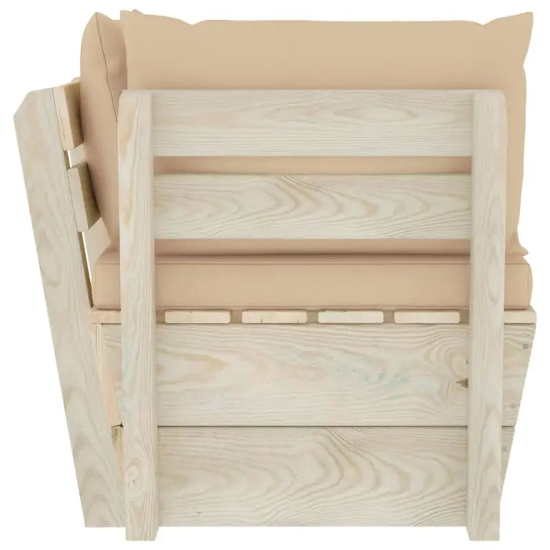 Modulaire tuinbank van geïmpregneerd vurenhout voor in de tuin - Modulaire tuinbanken