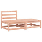 Modulaire tuinbank van massief douglashout met kussens voor terras - Modulaire tuinbanken