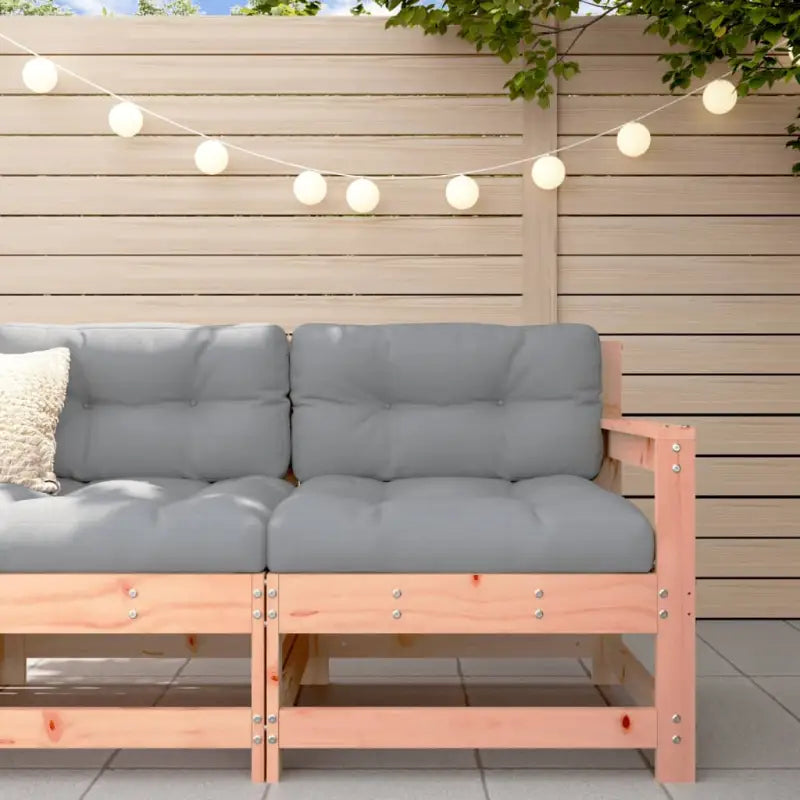 Modulaire tuinbank van massief douglashout voor terras en patio - Douglashout / 1 / Eenpersoonsbank