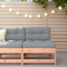 Modulaire tuinbank van massief douglashout voor terras en patio - Douglashout / 1 / Middenbank - Modulaire tuinbanken