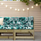 Modulaire tuinbank van massief douglashout voor terras en patio - Geïmpregneerd grenenhout / 1 / Hoekbank - Modulaire