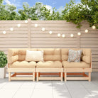 Modulaire tuinbank van massief grenenhout voor gezellig samenzijn - Natuurlijk grenenhout / 1 / 2x corner + middle