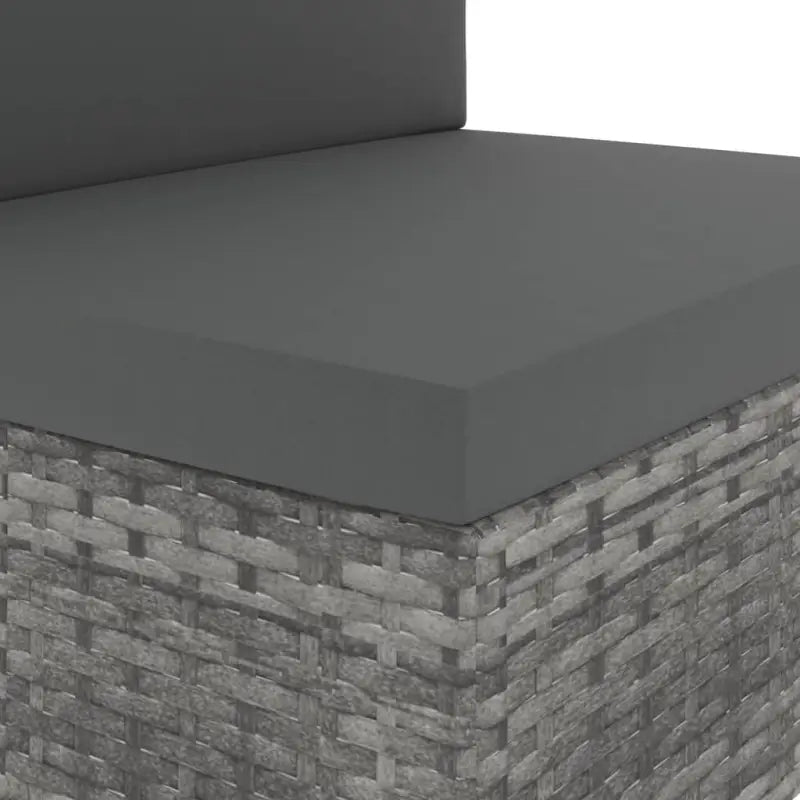 Modulaire tuinbank van poly rattan voor alle seizoenen - Modulaire tuinbanken