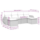 Modulaire tuinbanken met beige materiaal en gepoedercoat staal afmetingen - Modulaire tuinbanken