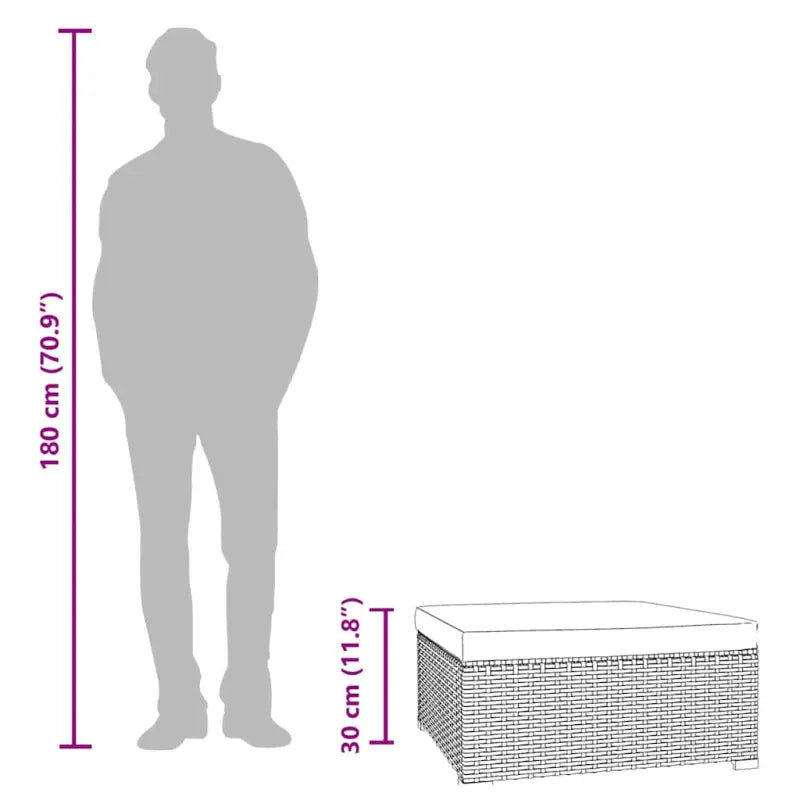 Modulaire tuinbanken met voetensteun voor binnen en buiten - Modulaire tuinbanken