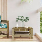 Modulaire tuinbanken van massief douglashout voor gezellige buitenkamers - Naturel geïmpregneerd / 1 / Voetensteun