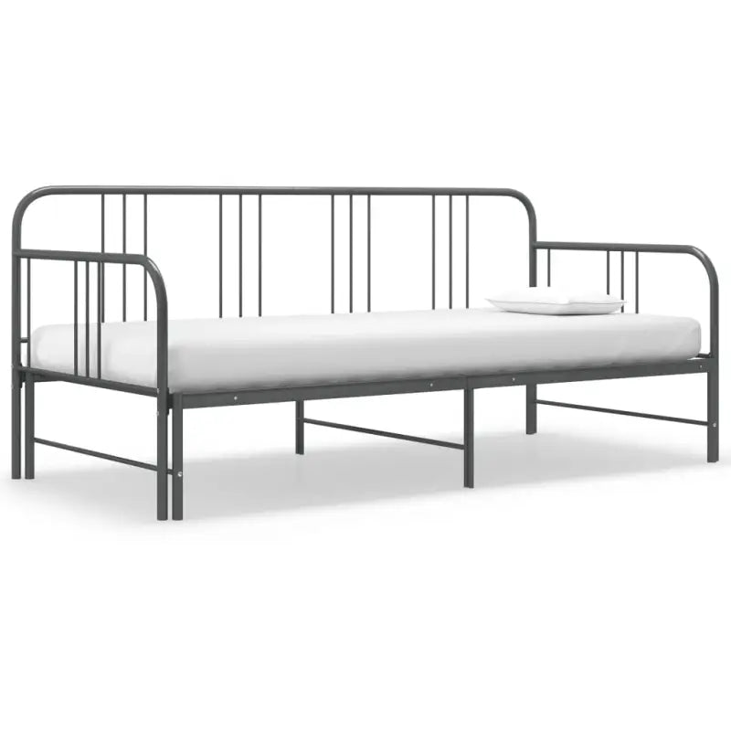 Multifunctioneel bedbank met comfortabele slaap- en zitfunctie - Grijs - Bedden & bedframes