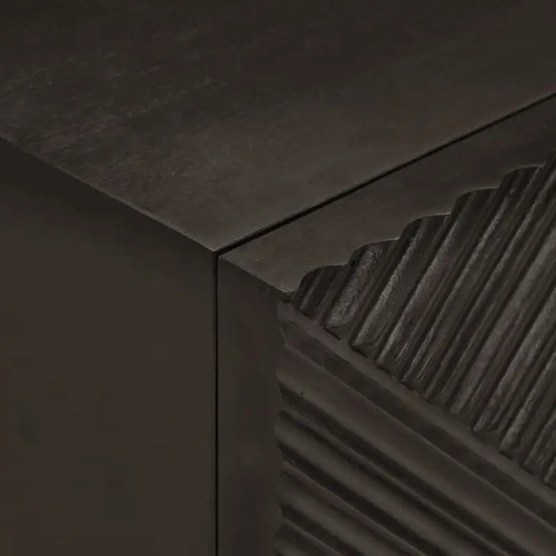 Nachtkastje met opbergruimte van massief mangohout - Opbergkasten & lockerkasten