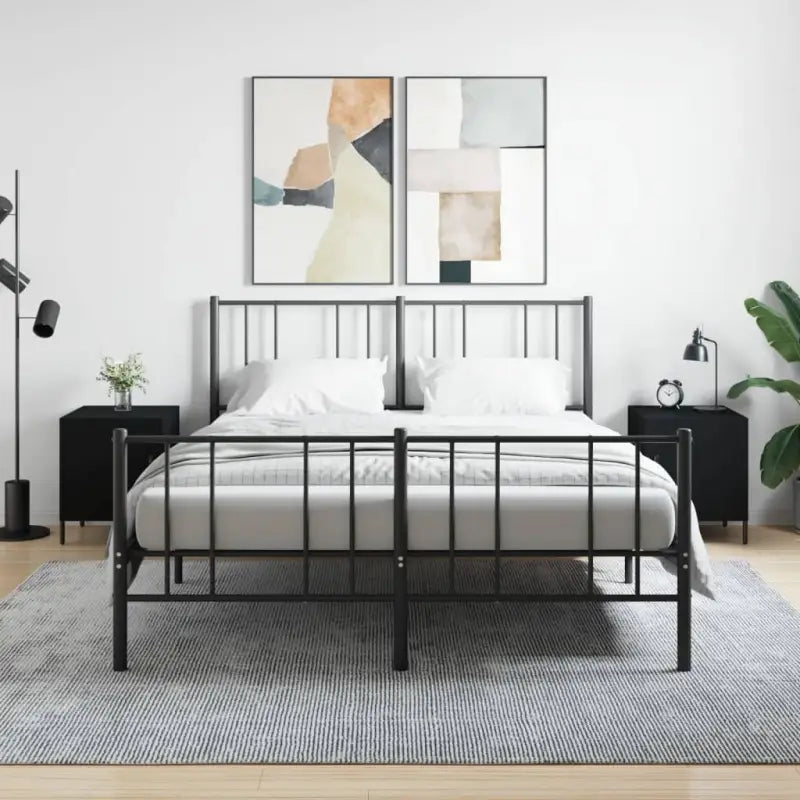 Nachtkastje van bewerkt hout in hoogglans wit voor moderne interieurs - Zwart / 2 - Nachtkastjes