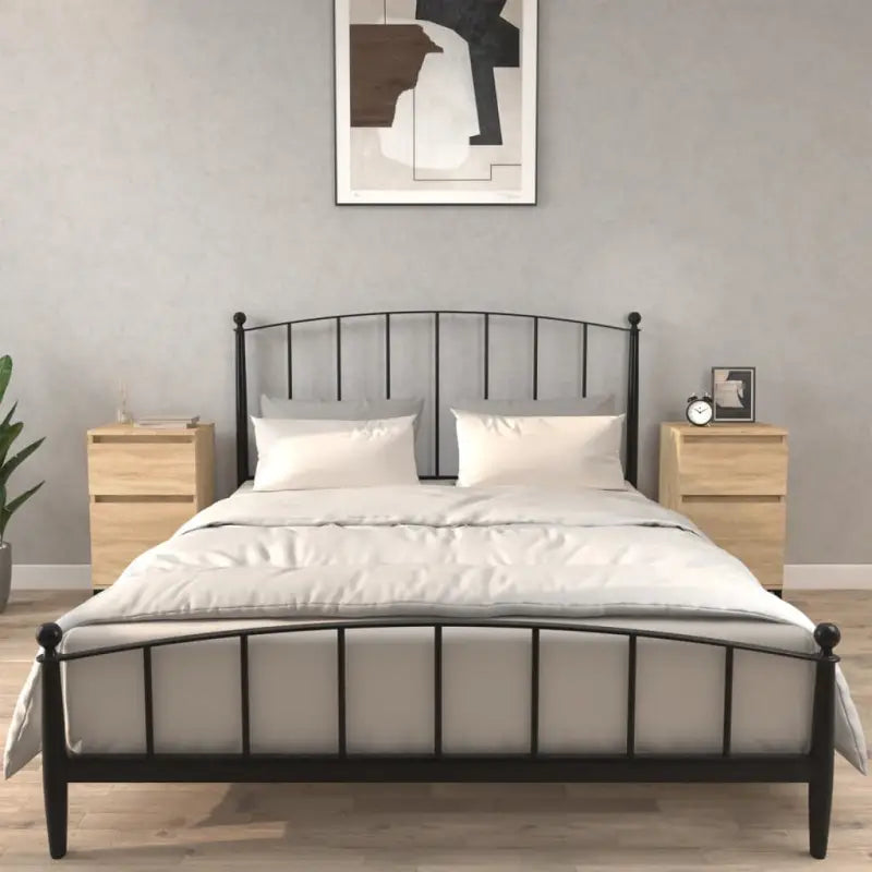 Nachtkastje van bewerkt hout met tijdloos en elegant ontwerp - Sonoma eiken / 2 - Nachtkastjes