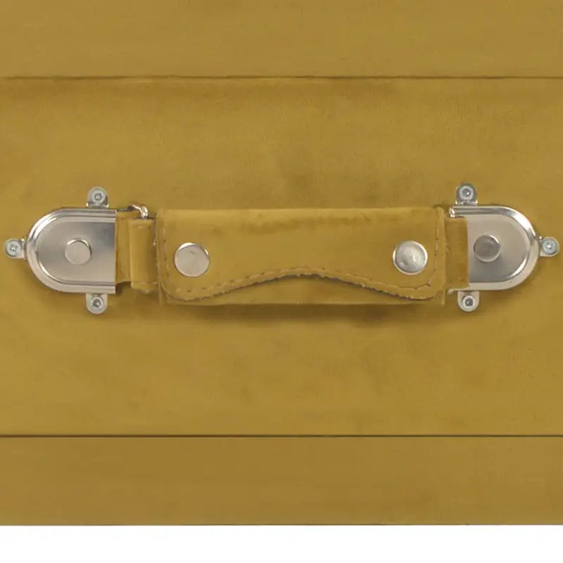 Nachtkastje van massief grenenhout met elegant fluwelen ontwerp - Nachtkastjes