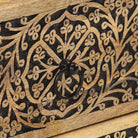 Nachtkastje van massief mangohout met elegant en tijdloos ontwerp - Nachtkastjes