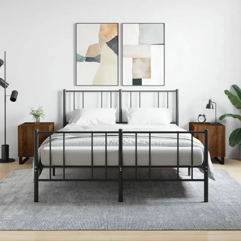 Nachtkastjes van bewerkt hout met moderne charme en hoge kwaliteit - bruin eikenkleur / 2 - Nachtkastjes