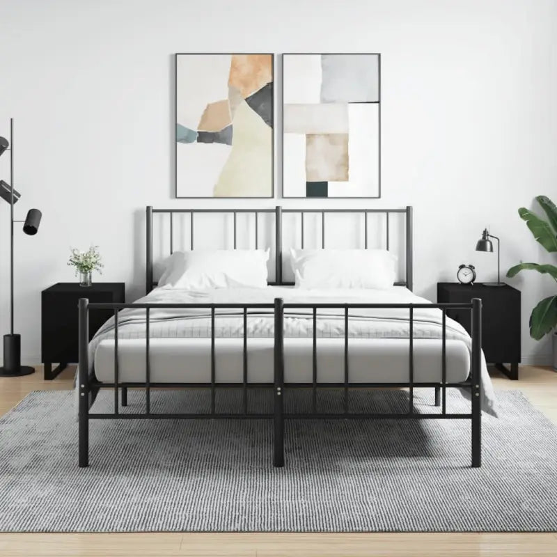 Nachtkastjes van bewerkt hout met moderne charme en hoge kwaliteit - Zwart / 2 - Nachtkastjes