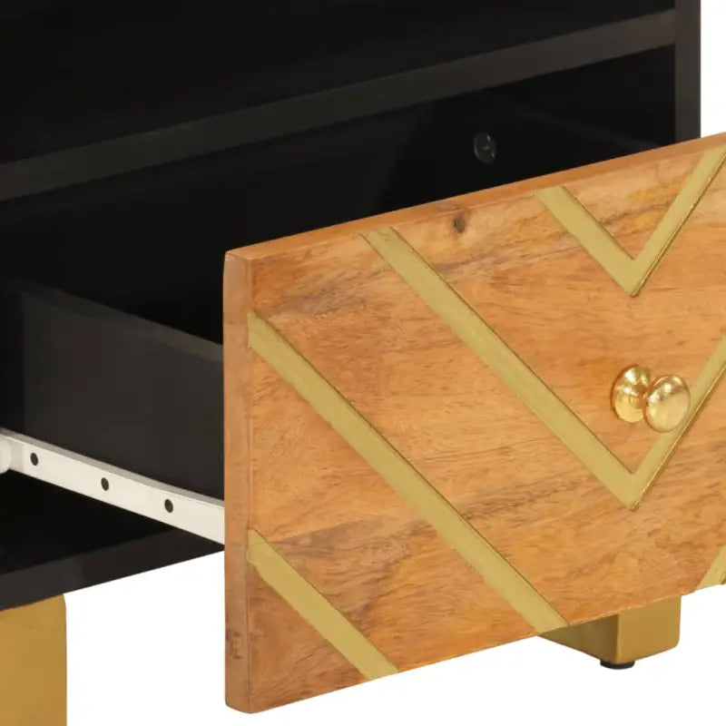 Nachtkastjes van massief mangohout met elegant en tijdloos ontwerp - Nachtkastjes