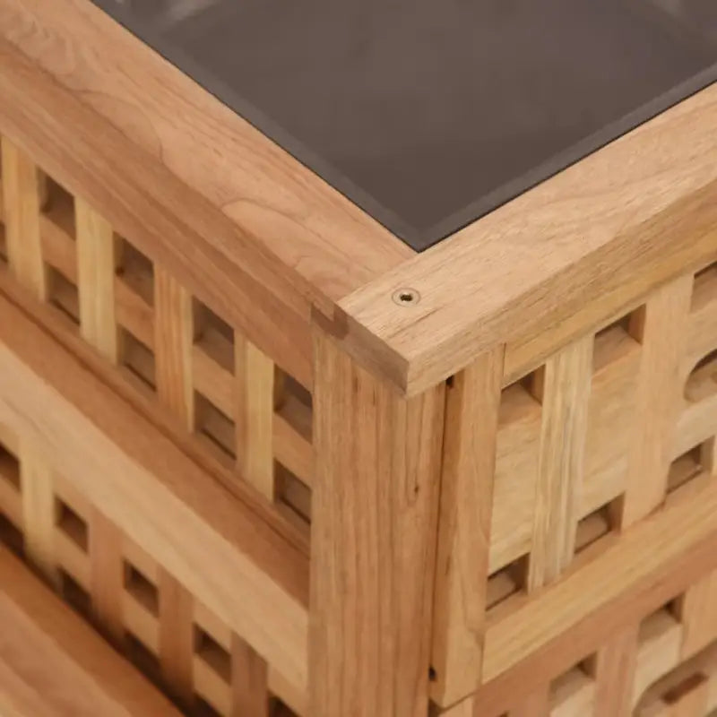 Nachtkastjes van massief walnotenhout met elegant en tijdloos design - 2 - Nachtkastjes