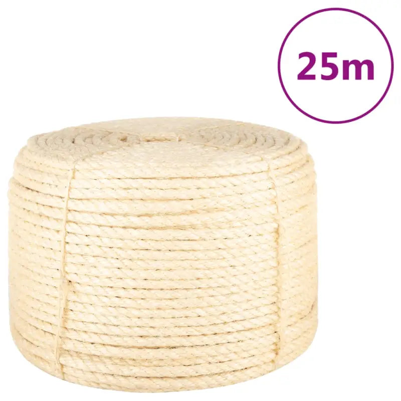 Natuurlijk sisal touw voor huis landbouw en transportgebruik - 1 / 25 m / 12 mm - Touw