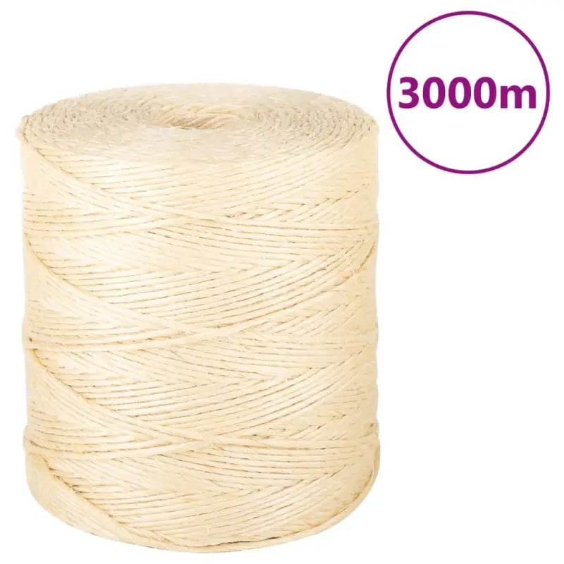 Natuurlijk sisal touw voor huishoudelijk en professionele toepassingen - 2 mm x 3000 m / 1 - Touw