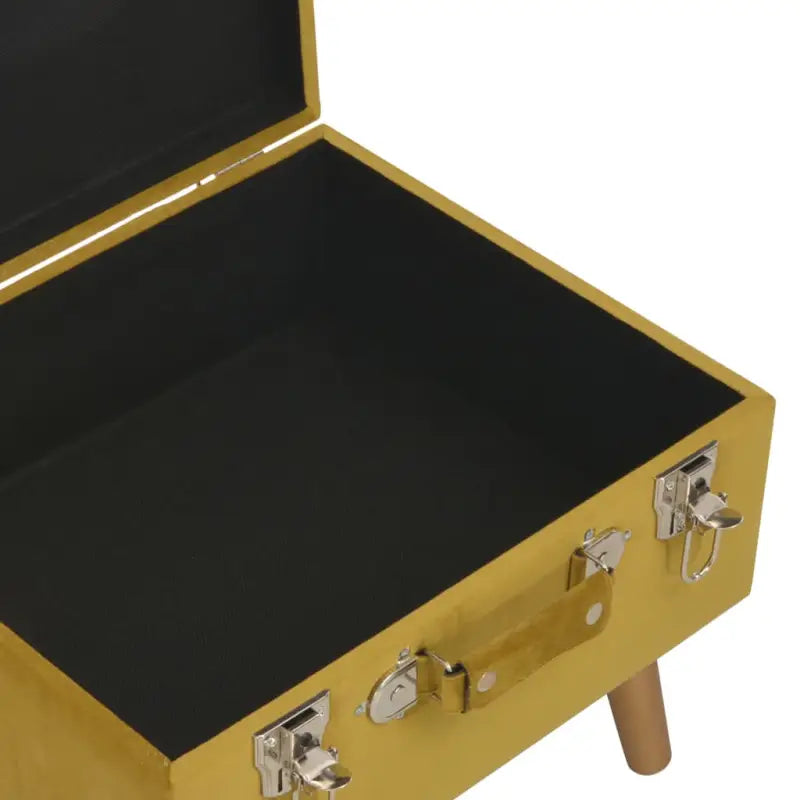 Opberg- en halbankje met fluweel bekleding en extra zitcomfort - zonder dubbele aansluiting - Opberg- & halbankjes