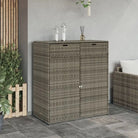 Opbergbox voor buiten in poly rattan voor tuinmeubels en accessoires - Opbergboxen voor buiten