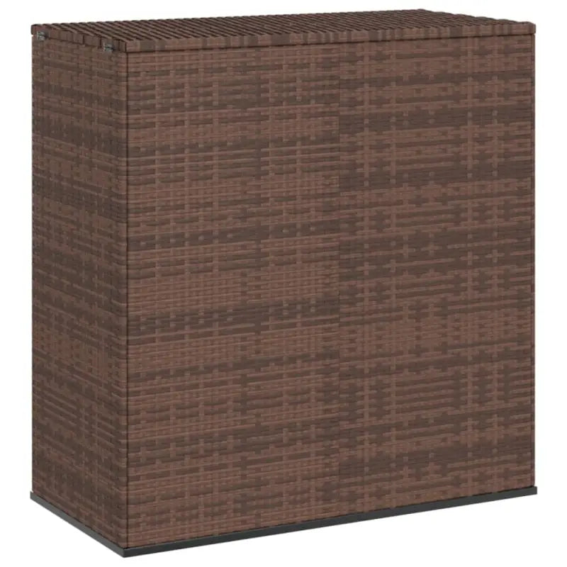 Opbergbox voor buiten van PE Rattan voor kussens - Bruin / 100 x 49 x 103.5 cm - Opbergboxen voor buiten