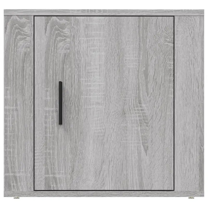 Opbergkast Grijs Sonoma met stabiel blad en elegant ontwerp - Opbergkasten & lockerkasten