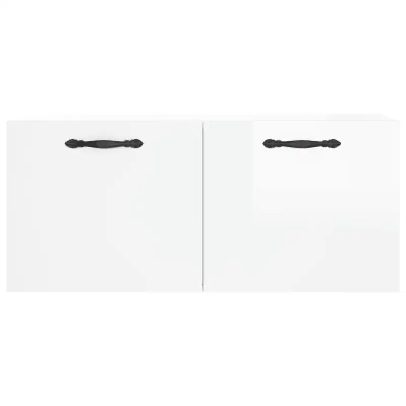 Opbergkast in hoogglans wit van bewerkt hout voor moderne interieurs - Opbergkasten & lockerkasten