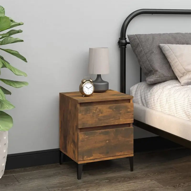 Opbergkasten en lockerkasten met stabiel blad en elegant ontwerp - Gerookt eiken / 1 - Opbergkasten & lockerkasten