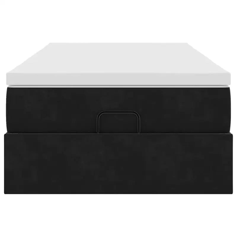 Ottomaanse bed met ruime opbergruimte in zwart materiaal - Bedden & bedframes
