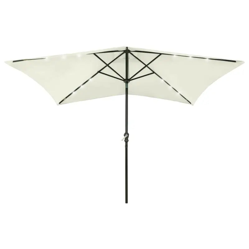 Parasol met stalen paal voor bescherming tegen zon en vochtigheid - Zand / 1 - Parasols en zonneschermen