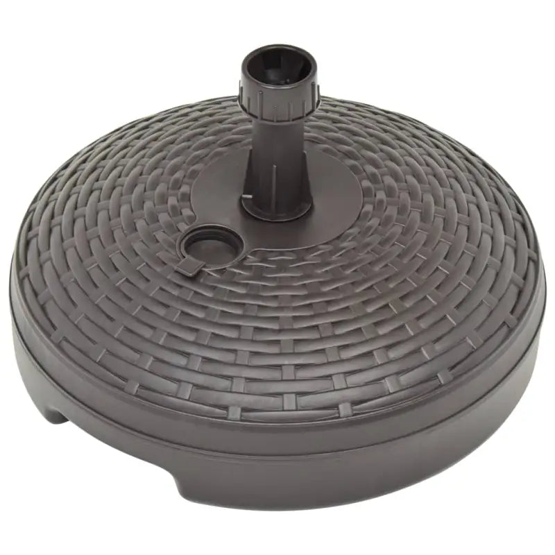 Parasolvoet met rattan patroon gevuld met zand of water voor stabiliteit - Parasolvoeten