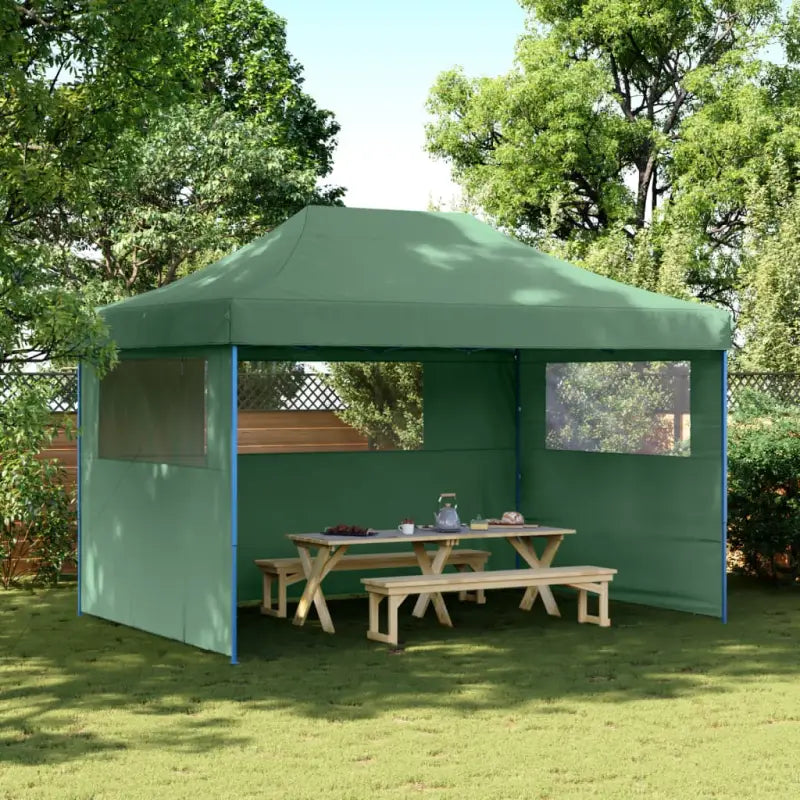 Partytent met 600d Oxford stof voor buitenactiviteiten - Groen / 1 / met 3 zijwanden - Partytenten & prieëlen
