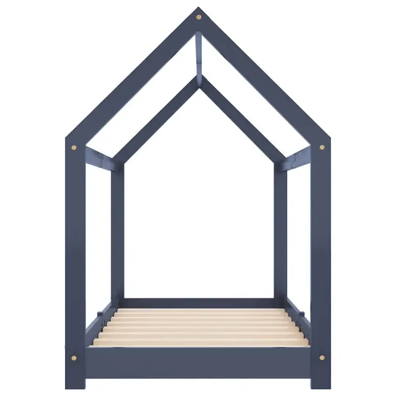 Peuter- en kinderbed met massief grenenhout en boomhut-stijl - Peuter- & kinderbedden