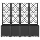 Plantenbak met latwerk voor klimplanten in tuin of terras - Bloempotten & plantenbakken