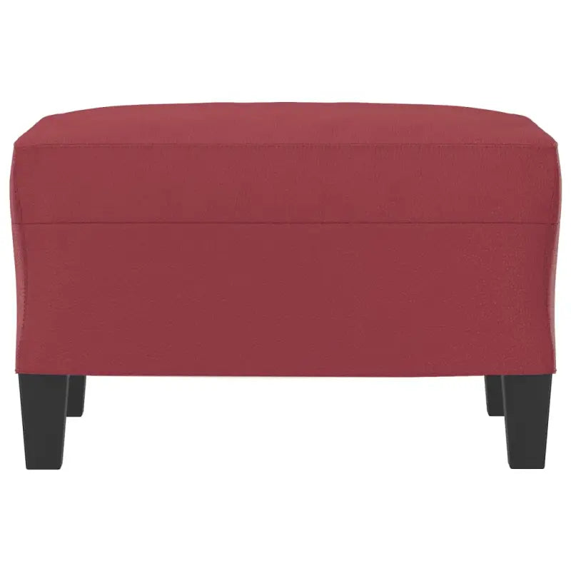 Poefs Comfortabele voetenbank met duurzaam kunstleer - Poefs