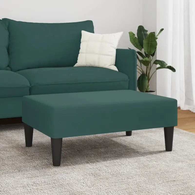 Poefs moderne voetenbank in zachte fluweel voor jouw interieur - Poefs