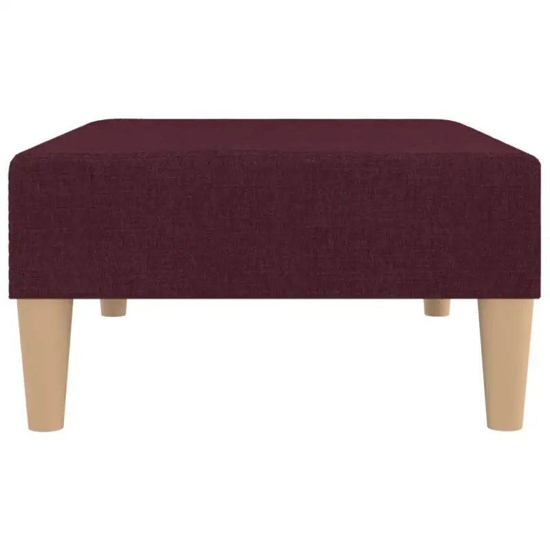 Poefs voetenbank in zachte stof voor een stijlvolle woonkamer - Poefs