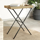 Poly Rattan Inklapbare Tuintafel voor Buitenplezier - Beige / 1 - Tuintafels