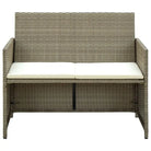 Poly rattan loungebank voor tuin of terras levering bevat stijlvolle zitplek - Loungebanken